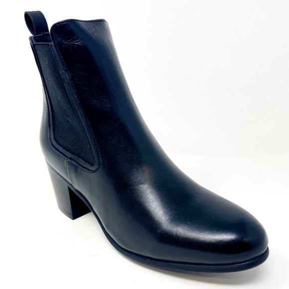 Thursday Boot Co Womens Black Aria Boot Handcrafted Leather Chelsea Bootie - Picture 2 of 5